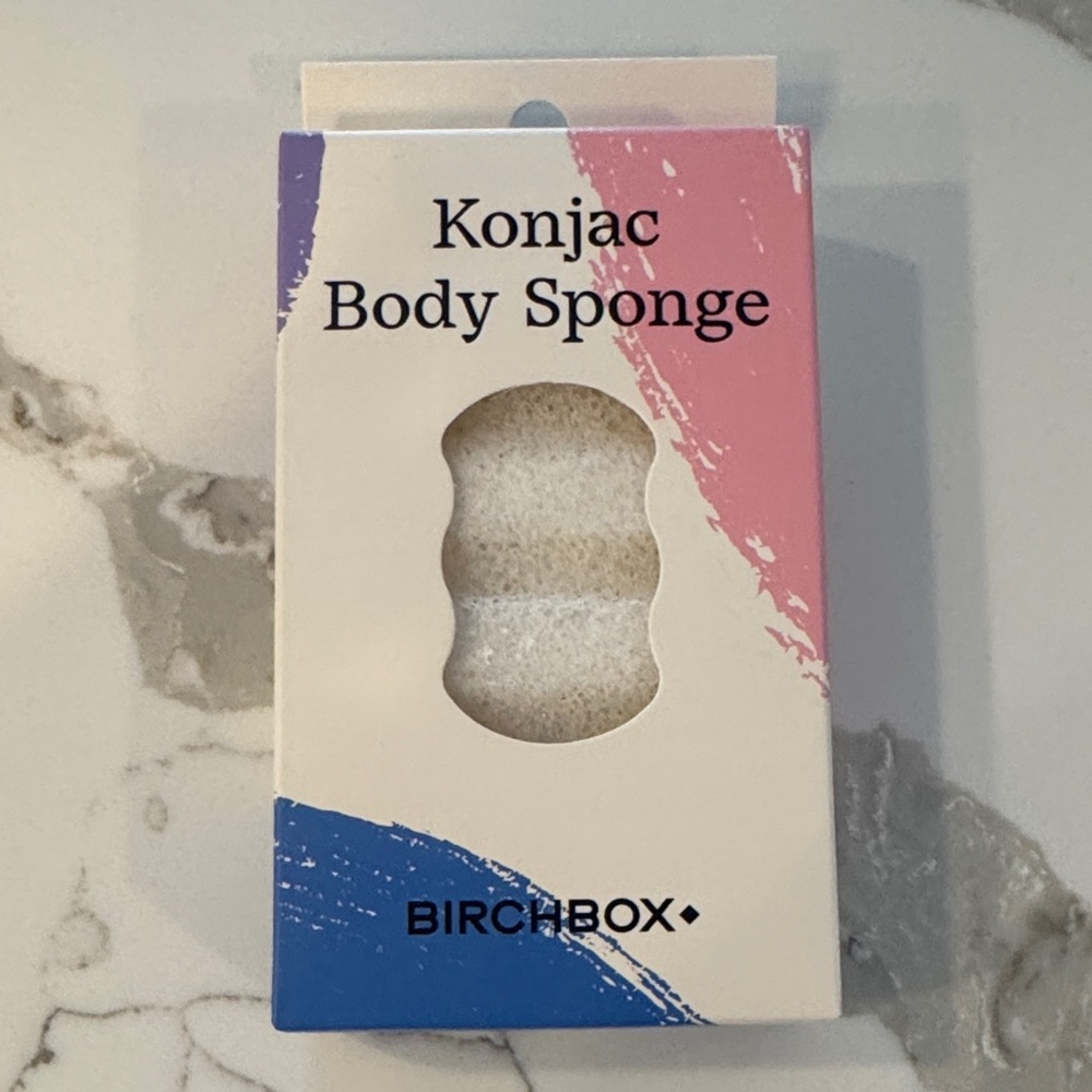 🌸5/$25🌸 Birchbox konjac body sponge